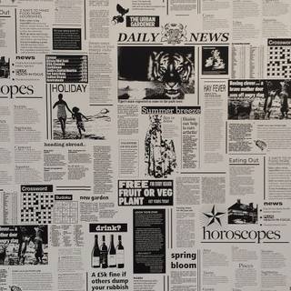 Newspaper phone wallpaper