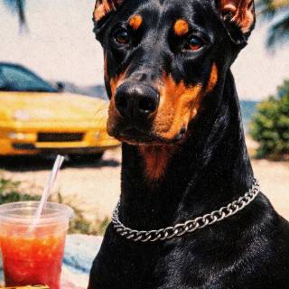 Doberman phone wallpaper