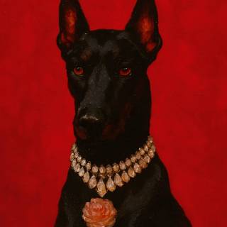 Doberman phone wallpaper