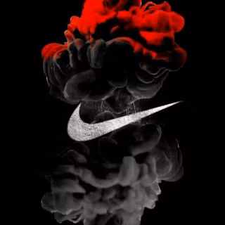 Black Nike phone wallpaper