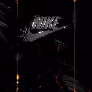 Black Nike phone wallpaper