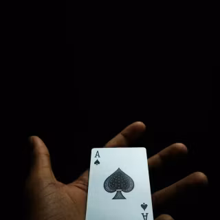 Black card phone wallpaper