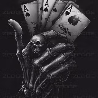 Black card phone wallpaper