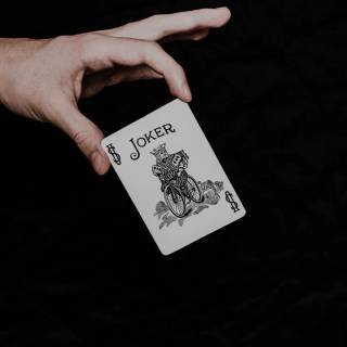 Black card phone wallpaper