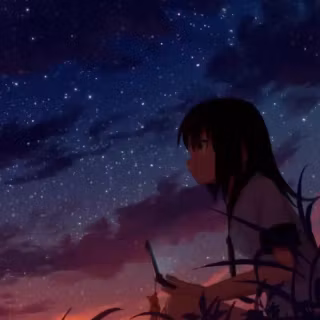 Phone anime night wallpaper