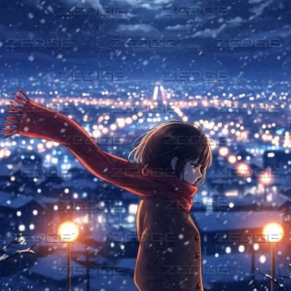 Phone anime night wallpaper