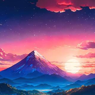 Anime phone landscape wallpaper