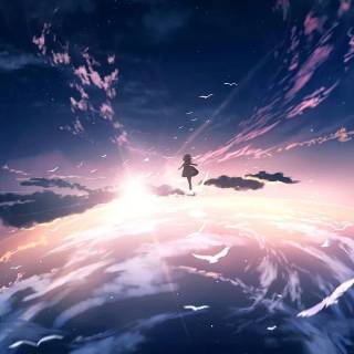 Anime phone landscape wallpaper