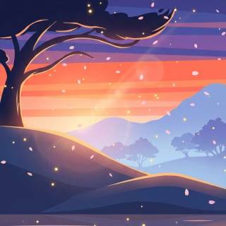 Anime phone landscape wallpaper