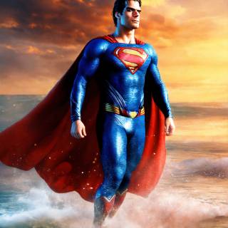 Henry Cavill Superman phone wallpaper