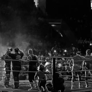 Boxing ring phone wallpaper
