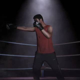Boxing ring phone wallpaper