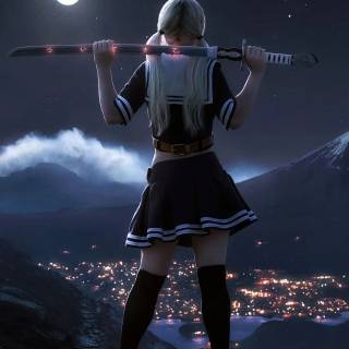 Phone sword wallpaper