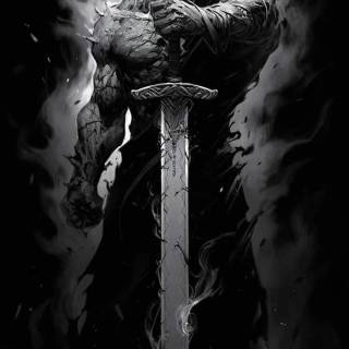 Phone sword wallpaper