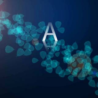 Letter A desktop wallpaper