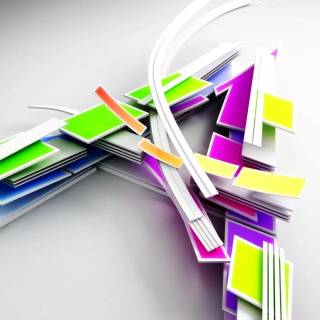 Letter A desktop wallpaper