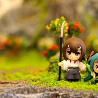 Chibi anime desktop wallpaper