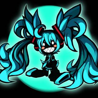 Chibi anime desktop wallpaper