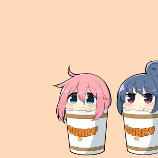 Chibi anime desktop wallpaper