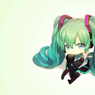 Chibi anime desktop wallpaper