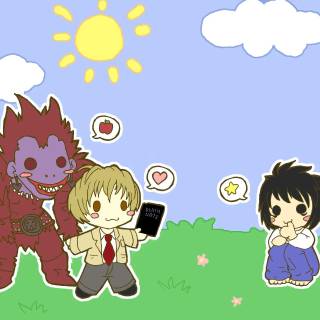 Chibi anime desktop wallpaper