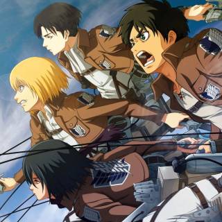Attack On Titan aesthetic desktop wallpaper