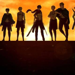 Attack On Titan aesthetic desktop wallpaper