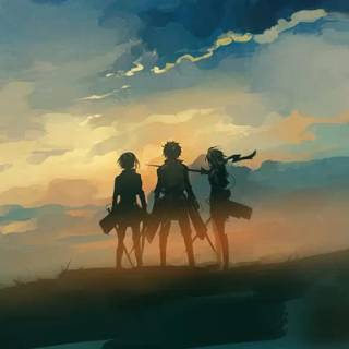 Attack On Titan aesthetic desktop wallpaper