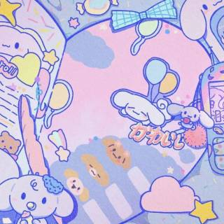 Kawaii pastel desktop wallpaper