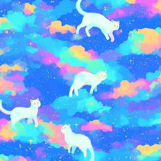 Kawaii pastel desktop wallpaper