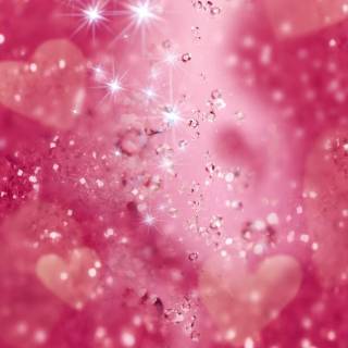 Pink glitter desktop wallpaper