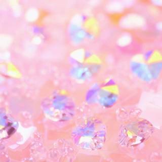 Pink glitter desktop wallpaper