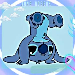 Cute Stitch desktop wallpaper