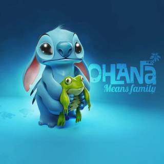 Cute Stitch desktop wallpaper