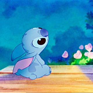 Cute Stitch desktop wallpaper