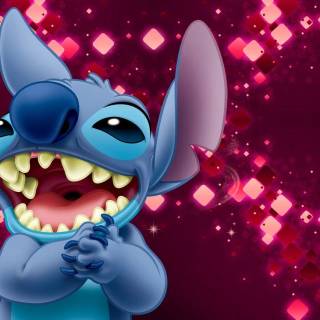 Cute Stitch desktop wallpaper