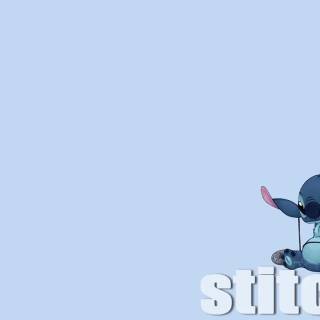 Cute Stitch desktop wallpaper