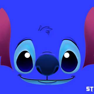 Cute Stitch desktop wallpaper