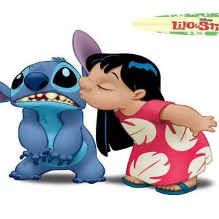 Cute Stitch desktop wallpaper