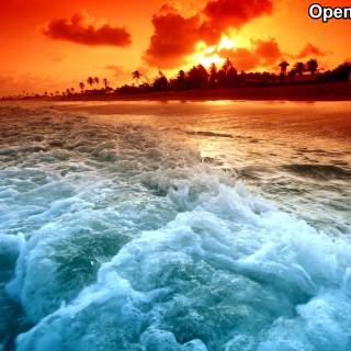 Aesthetic sea desktop wallpaper