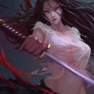 Katana sword mobile wallpaper
