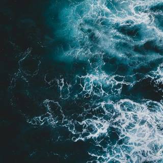 Blue water mobile wallpaper