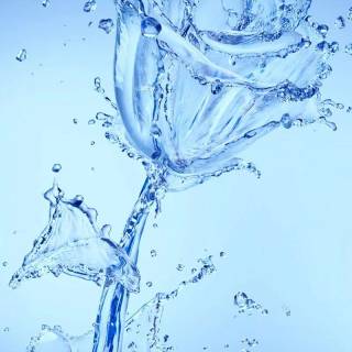 Blue water mobile wallpaper