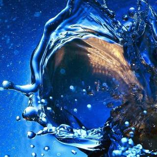 Blue water mobile wallpaper