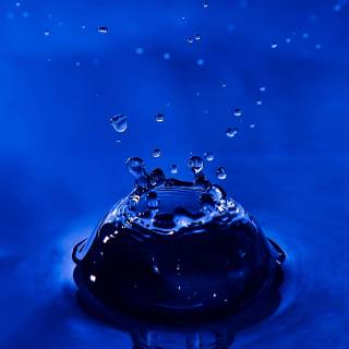 Blue water mobile wallpaper