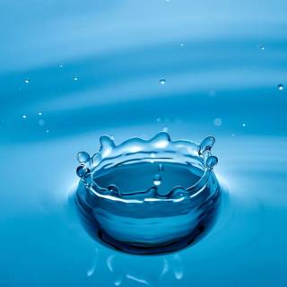 Blue water mobile wallpaper