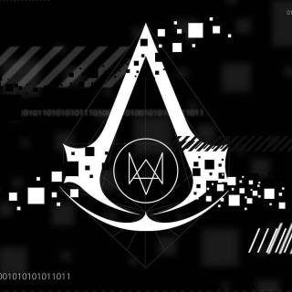 Watch Dogs logo mobile wallpaper