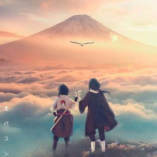 Itachi x Sasuke mobile wallpaper