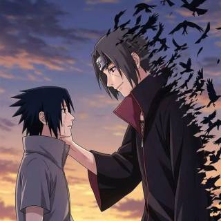Itachi x Sasuke mobile wallpaper