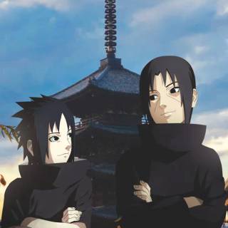 Itachi x Sasuke mobile wallpaper